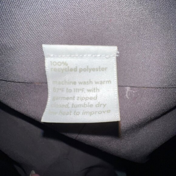 NAU Gray 100% Recycled Polyester Lightweight Jacket - Size Women's Large - Picture 8 of 9